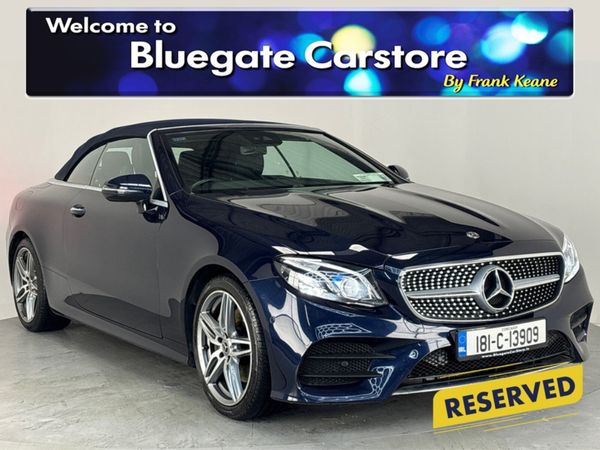 Mercedes-Benz E-Class Convertible, Diesel, 2018, Blue