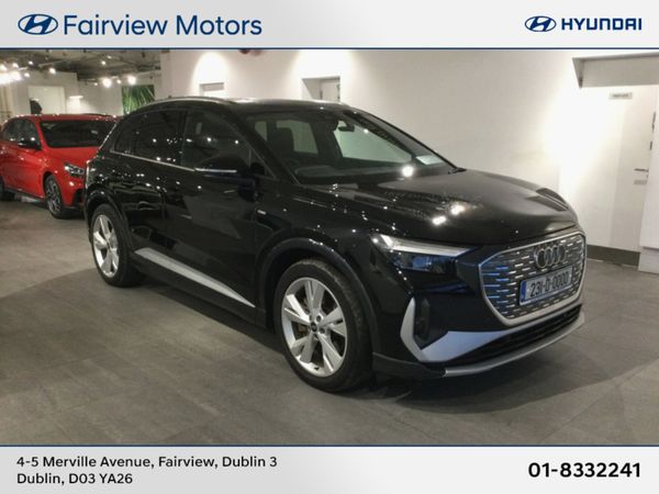 Audi Q4 e-tron SUV, Electric, 2023, Black