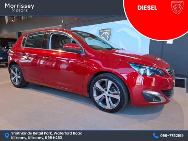Peugeot 308 Hatchback, Diesel, 2017, Red