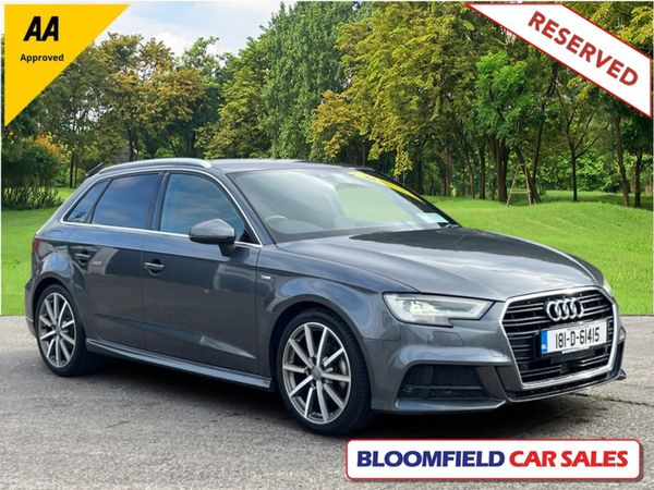 Audi A3 Hatchback, Petrol, 2018, Grey