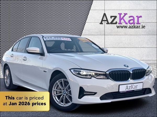 BMW 3-Series Saloon, Petrol Plug-in Hybrid, 2021, White