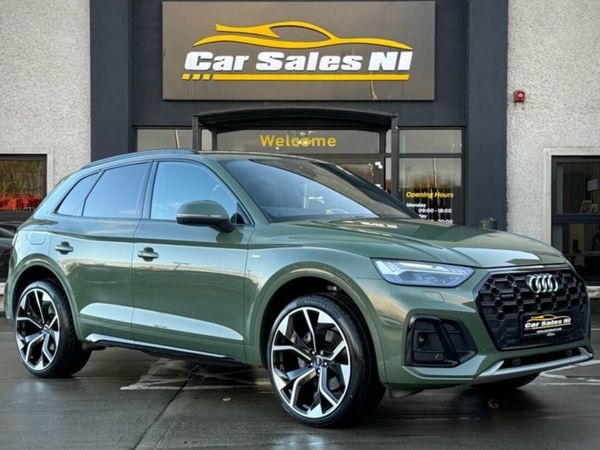 Audi Q5 SUV, Diesel Hybrid, 2022, Green