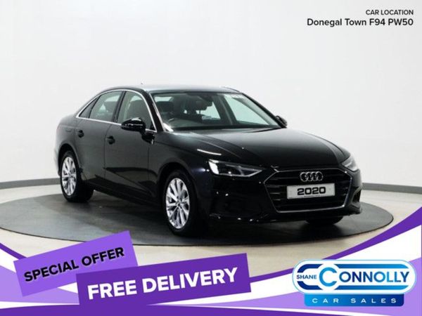 Audi A4 Saloon, Diesel, 2020, Black