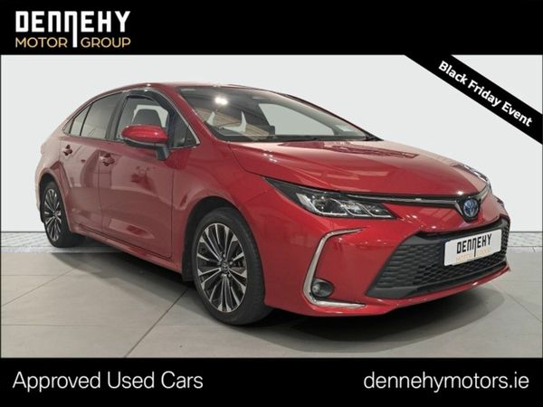 Toyota Corolla Saloon, Petrol Hybrid, 2023, Red
