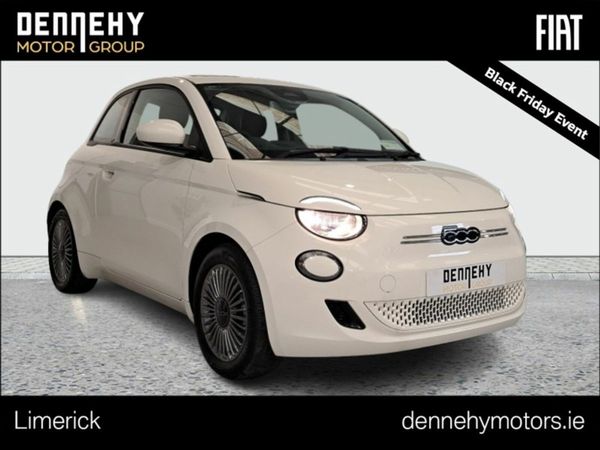 Fiat 500e Hatchback, Electric, 2025, White