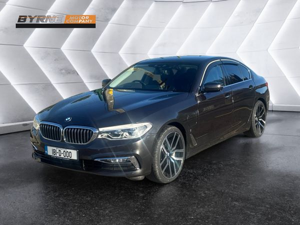 BMW 5-Series Saloon, Petrol Plug-in Hybrid, 2018, Grey