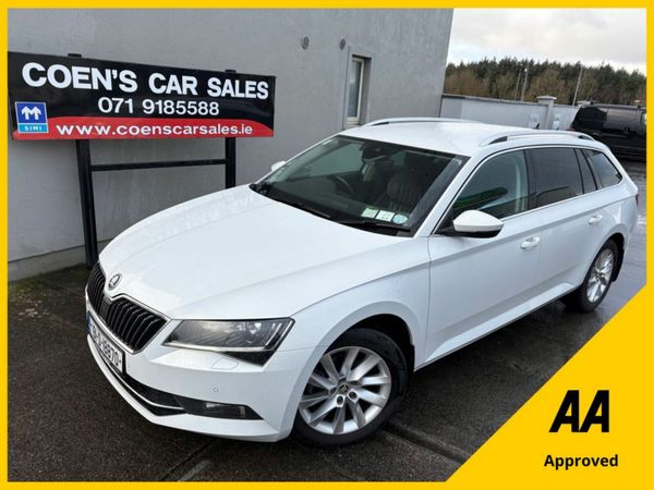 Skoda Superb Estate, Diesel, 2019, White