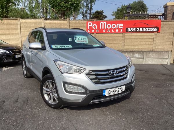 Hyundai Santa Fe SUV, Diesel, 2016, Silver