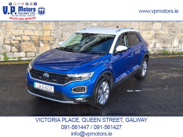 Volkswagen T-Roc SUV, Petrol, 2022, Blue