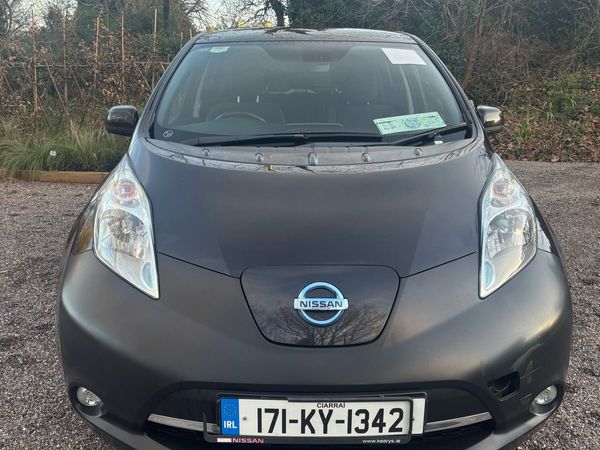 Nissan Leaf Hatchback, Electric, 2017, Black