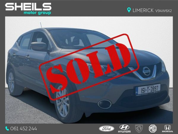 Nissan Qashqai Hatchback, Diesel, 2015, Grey