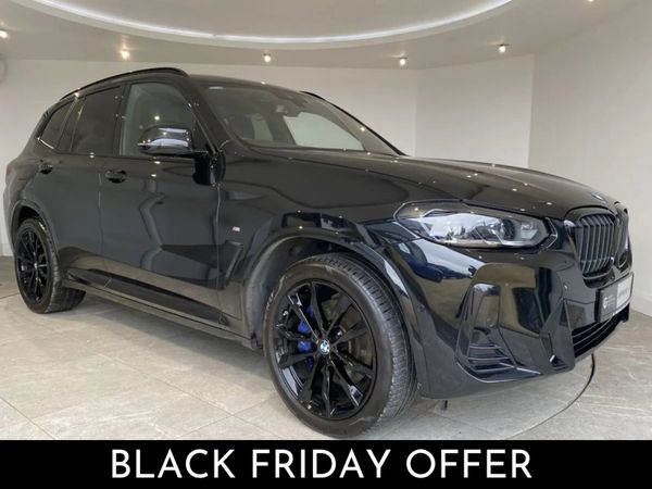 BMW X3 SUV, Diesel Hybrid, 2023, Black