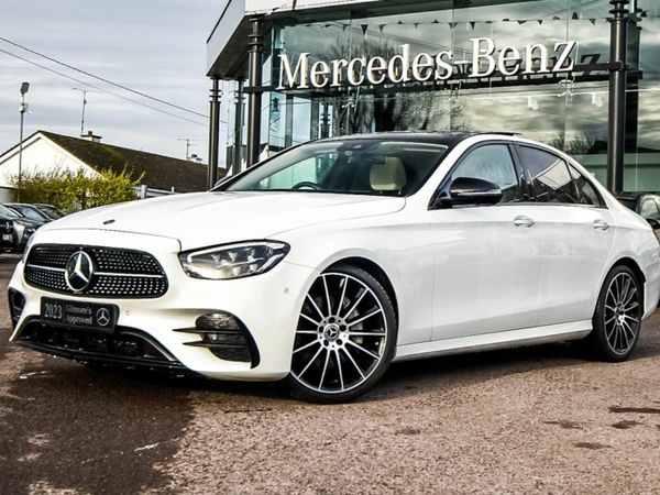 Mercedes-Benz E-Class Saloon, Diesel Hybrid, 2023, White