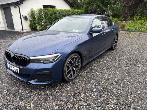 BMW 5-Series Saloon, Diesel, 2022, Blue