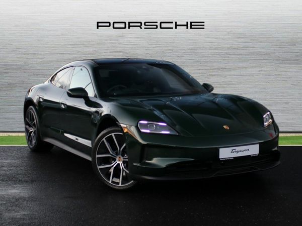 Porsche Taycan Saloon, Electric, 2025, Green