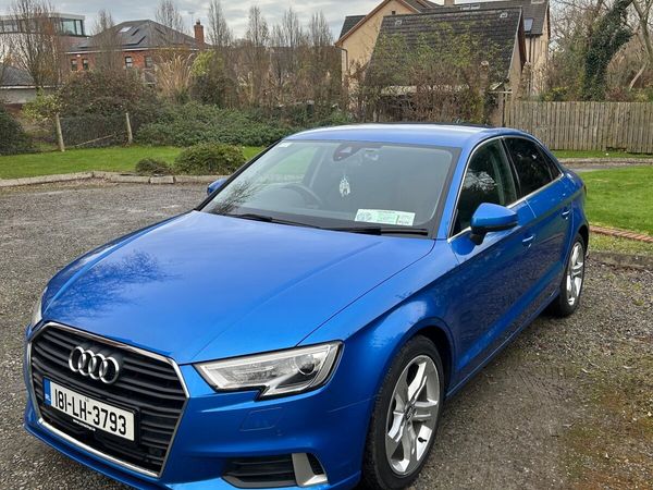 Audi A3 Saloon, Petrol, 2018, Blue