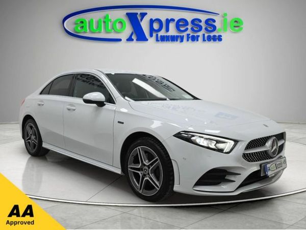 Mercedes-Benz A-Class Saloon, Petrol Plug-in Hybrid, 2021, White