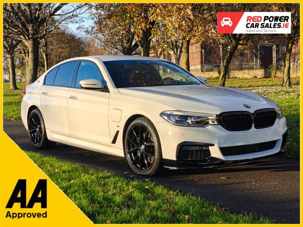 BMW 5-Series Saloon, Petrol Plug-in Hybrid, 2018, White