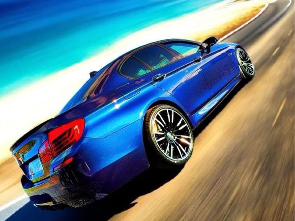 BMW 5-Series Saloon, Diesel, 2016, Blue