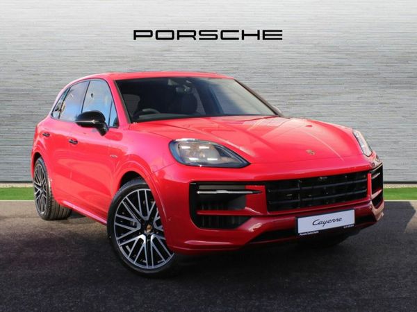 Porsche Cayenne SUV, Petrol Plug-in Hybrid, 2025, Red