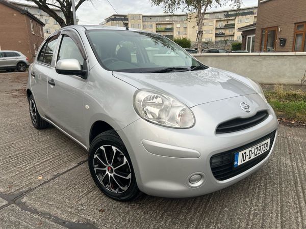 Nissan March Hatchback, Petrol, 2010, Silver