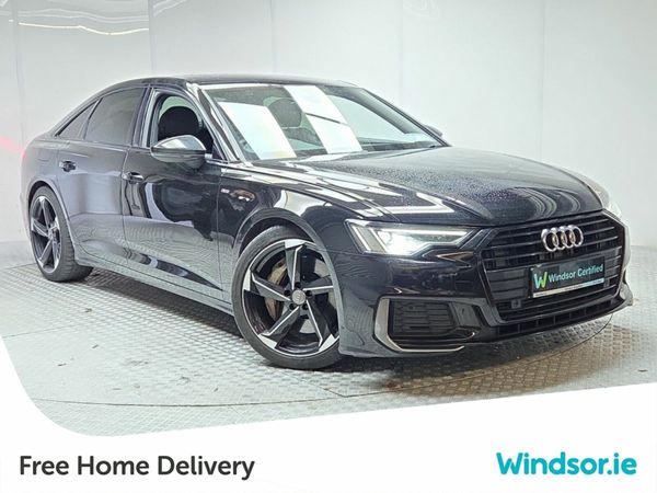 Audi A6 Saloon, Petrol Plug-in Hybrid, 2021, Black