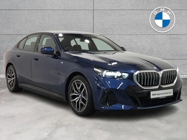 BMW 5-Series Saloon, Petrol Plug-in Hybrid, 2024, Blue