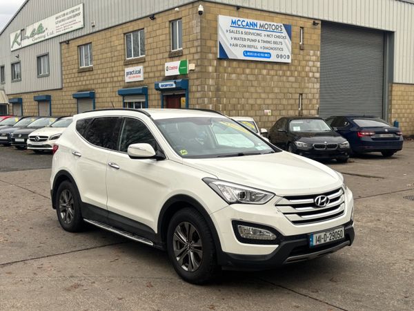 Hyundai Santa Fe SUV, Diesel, 2014, White