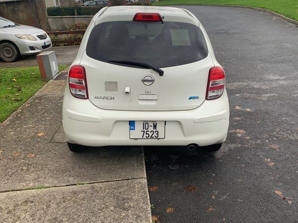 Nissan March Hatchback, Petrol, 2010, White