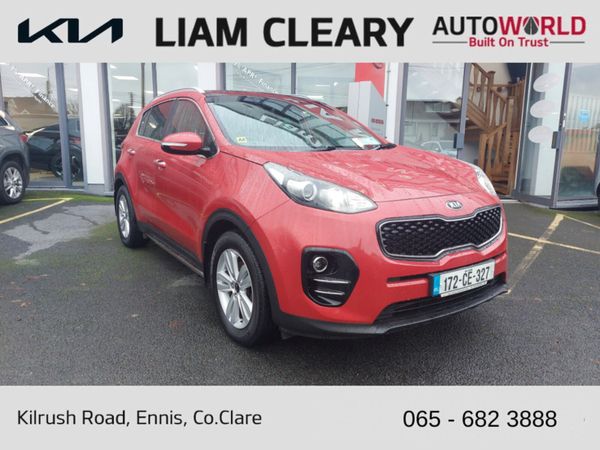 Kia Sportage MPV, Diesel, 2017, Red