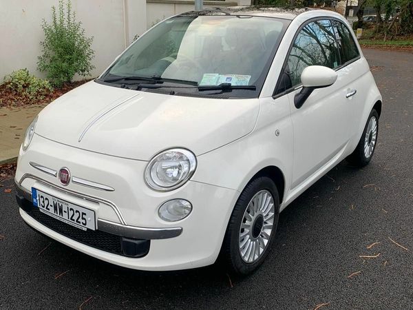 Fiat 500 Hatchback, Petrol, 2013, White