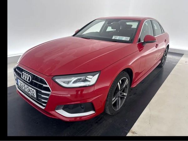Audi A4 Saloon, Diesel, 2021, Red