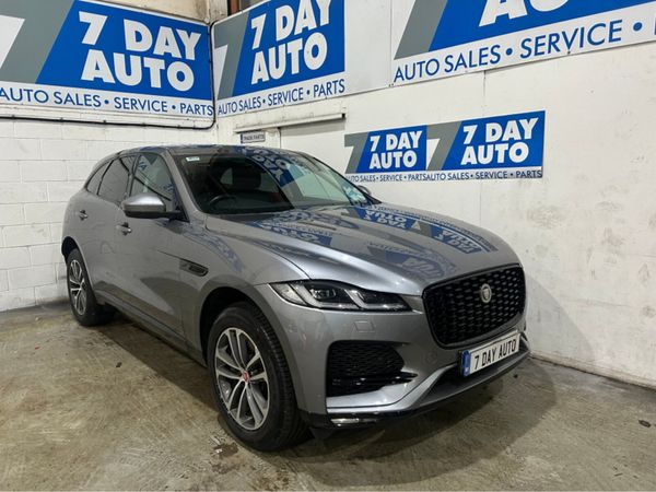 Jaguar F-Pace SUV, Petrol Plug-in Hybrid, 2022, Grey