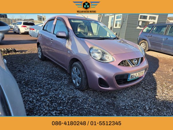 Nissan March Hatchback, Petrol, 2016, Pink