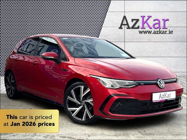 Volkswagen Golf Hatchback, Petrol, 2021, Red
