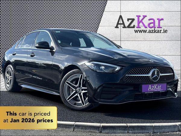 Mercedes-Benz C-Class Saloon, Petrol Plug-in Hybrid, 2022, Black