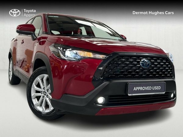 Toyota Corolla Cross SUV, Petrol Hybrid, 2023, Red