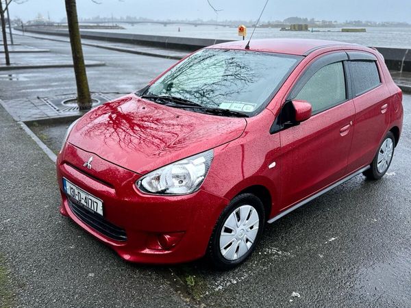 Mitsubishi Mirage Hatchback, Petrol, 2013, Red
