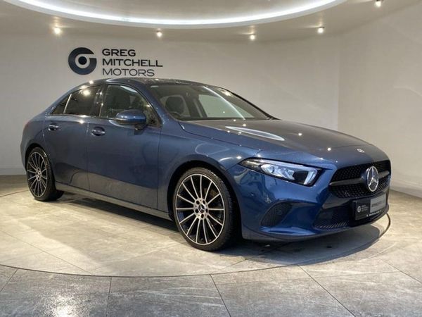 Mercedes-Benz A-Class Saloon, Petrol, 2021, Blue