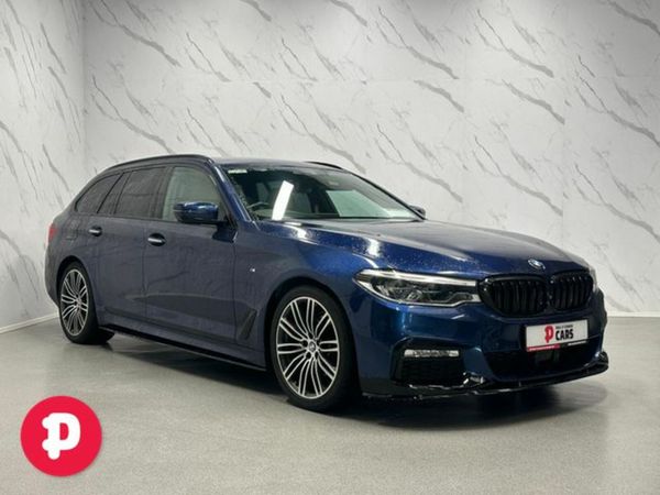 BMW 5-Series Estate, Diesel, 2017, Blue