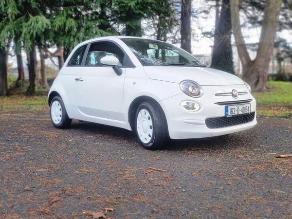 Fiat 500 Hatchback, Petrol, 2016, White