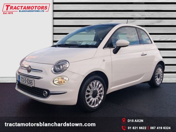 Fiat 500 Hatchback, Petrol, 2017, White