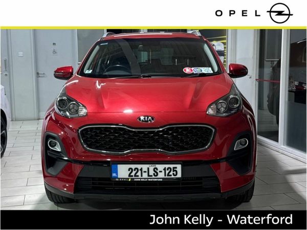 Kia Sportage SUV, Diesel Hybrid, 2022, Red