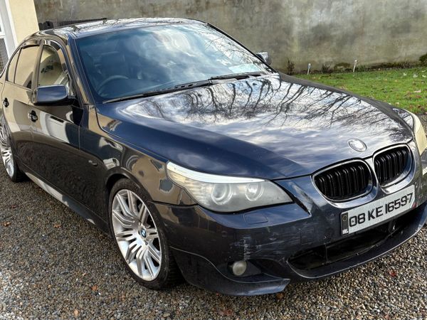 BMW 5-Series Saloon, Diesel, 2008, Black