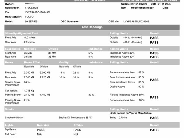 Volvo S90 Saloon, Diesel, 2017, Grey