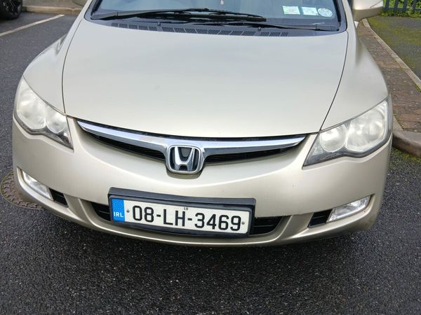 Honda Civic Saloon, Petrol Hybrid, 2008, Beige