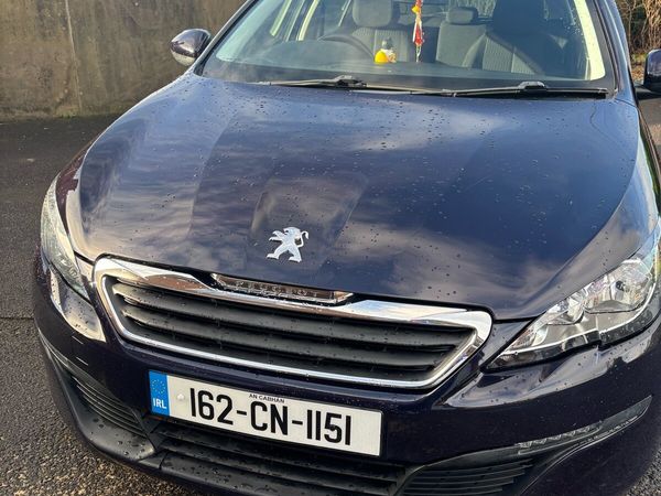 Peugeot 308 Hatchback, Diesel, 2016, Blue
