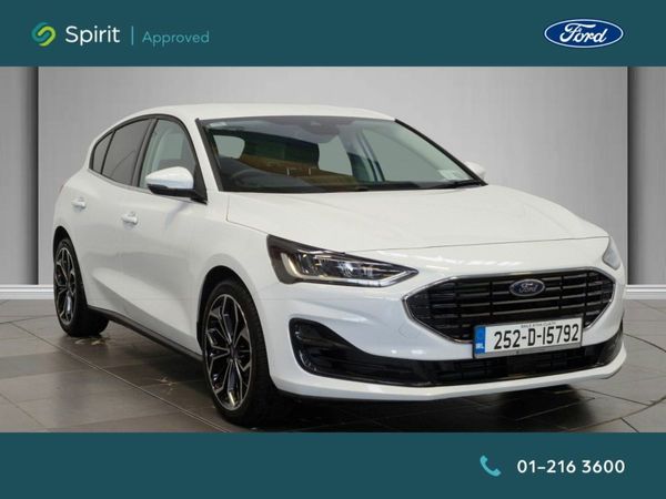 Ford Focus Hatchback, Petrol Hybrid, 2025, White