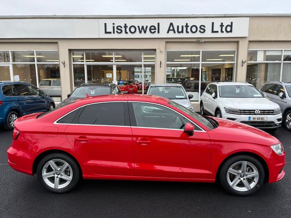 Audi A3 Saloon, Petrol, 2014, Red