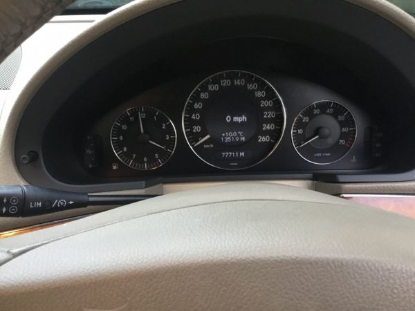 Mercedes-Benz E-Class Saloon, Petrol, 2005, Blue